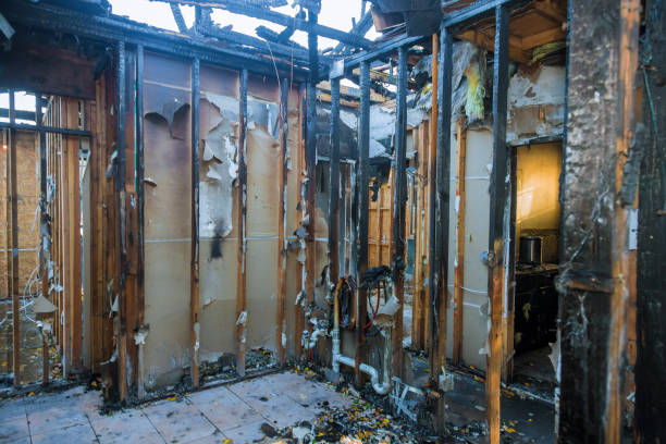 Professional Soot Cleanup technician working in Fort Washington, MD